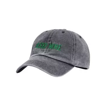 Бейсболка Bershka Faded With Embroidery, черный