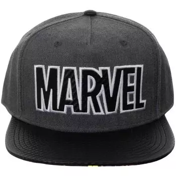 Бейсболка BIOWORLD Marvel Hats, угольный