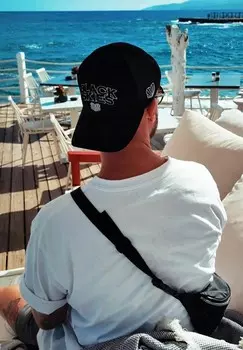 Бейсболка Blackskies, черный/серый