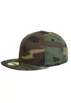Бейсболка BLANK WOODCAMO 59FIFTY New Era, цвет oliv
