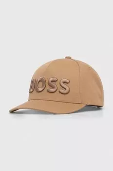 Бейсболка Boss, бежевый