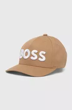 Бейсболка Boss, бежевый