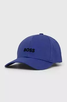 Бейсболка BOSS из хлопка Boss, фиолетовый