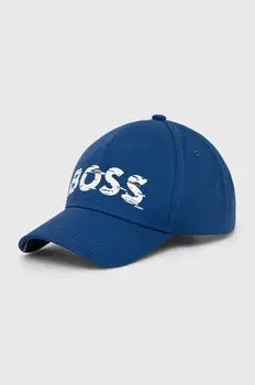 Бейсболка BOSS из хлопка BOSS GREEN Boss, синий
