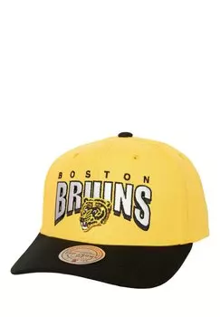 Бейсболка BOSTON BRUINS NHL BOOM TEXT PRO VINTAGE SNAPBACK Mitchell & Ness, желтый