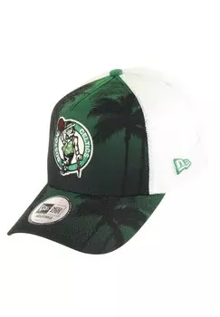 Бейсболка BOSTON CELTICS NBA PALM TREE A-FRAME TRUCKER New Era, цвет schwarz