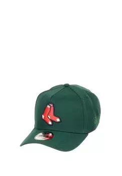 Бейсболка BOSTON RED SOX MLB FENWAY PARK 100 YEARS SIDEPATCH COOPERSTOWN 9FORTY A-FRAME SNAPBACK New Era, цвет grn