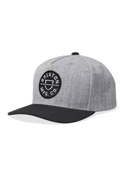 Бейсболка Brixton Cap, серый