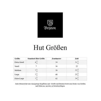 Бейсболка Brixton, черный