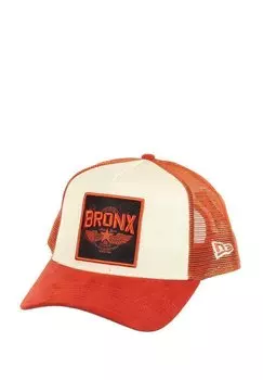 Бейсболка BRONX PATCH A-FRAME ADJUSTABLE TRUCKER New Era, белый