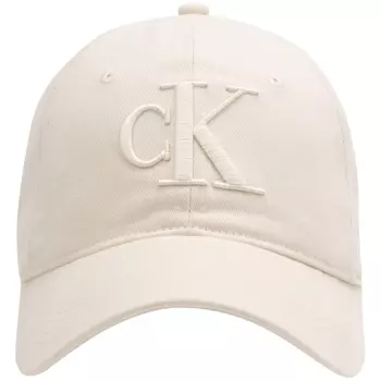 Бейсболка CALVIN KLEIN Cotton унисекс цвета коровьей слоновой кости