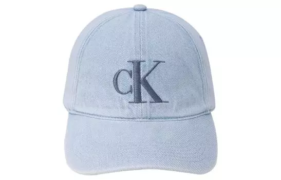 Бейсболка CALVIN KLEIN из полиэстера унисекс синего цвета
