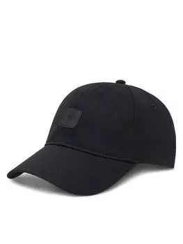 Бейсболка Calvin Klein Jeans Mono Leather Patch Twill Cap LV04K5052G, черный