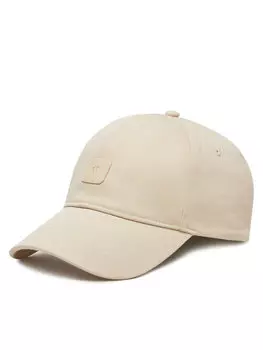 Бейсболка Calvin Klein Jeans Mono Leather Patch Twill Cap LV04K5052G, бежевый