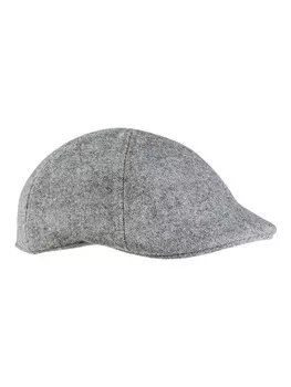 Бейсболка Camel Active Flatcap aus einem angenehmen Wollmix, серый