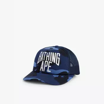 Бейсболка Camo nyc с сеткой A Bathing Ape, синий