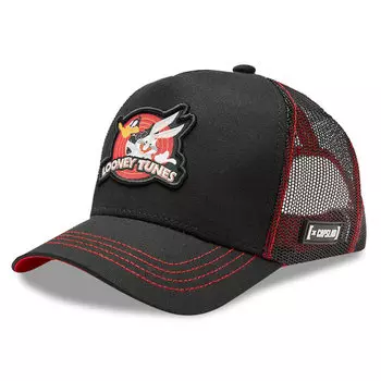 Бейсболка Capslab, красный/черный