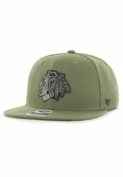 Бейсболка CAPTAIN CHICAGO BLACKHAWKS '47, цвет olive