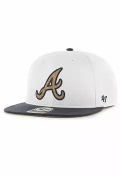 Бейсболка CAPTAIN CORKSCREW ATLANTA BRAVES '47, цвет white