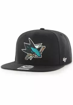 Бейсболка CAPTAIN SAN JOSE SHARKS '47, черный
