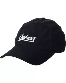Бейсболка Carhartt Canvas Script Graphic Cap, черный
