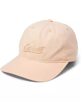 Бейсболка Carhartt Canvas Script Graphic Cap, цвет Tropical Peach