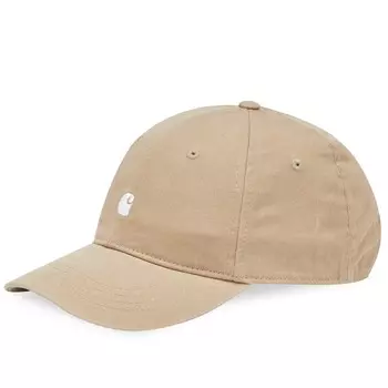 Бейсболка Carhartt Wip Madison Logo, цвет Sable & White