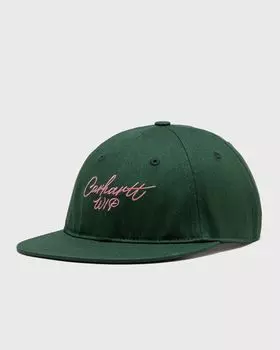 Бейсболка Carhartt Wip Signature Cap, цвет sycamore tree / dusty rose