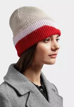 Бейсболка CASHMERE COLOR BLOC BEANNIE LES BASILES, розовый