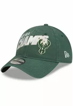 Бейсболка CHAMPIONS MILWAUKEE BUCKS New Era, цвет celtic green
