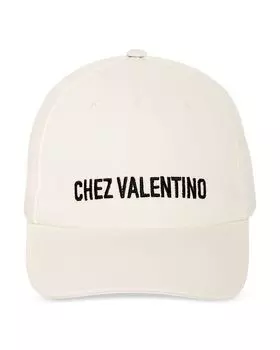 Бейсболка Chez Valentino Valentino Garavani, белый