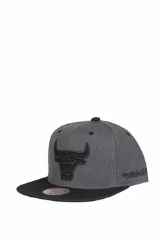 Бейсболка CHICAGO BULLS Mitchell & Ness, темно-серый