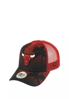Бейсболка CHICAGO BULLS NBA PALM TREE A-FRAME ADJUSTABLE New Era, красный