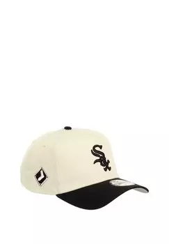 Бейсболка CHICAGO SOX MLB SOX SIDEPATCH COOPERSTOWN CHROME 9FORTY A-FRAME SNAPBACK New Era, белый