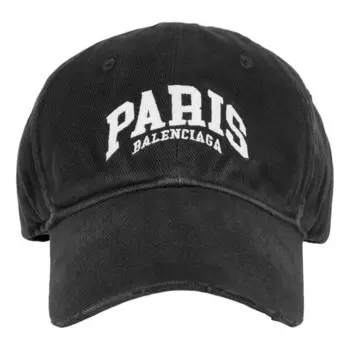 Бейсболка cities paris cap 'black' Balenciaga, черный
