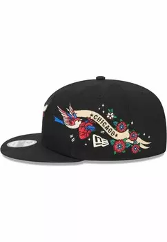 Бейсболка CITY ART CHICAGO BULLS New Era, черный