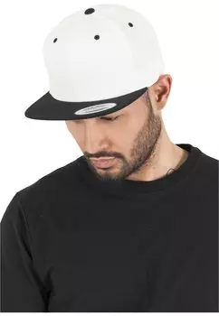 Бейсболка CLASSIC SNAPBACK 2-TONE Flexfit, цвет white/black