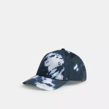 Бейсболка Coach Tie Dye Print Baseball Hat, синий