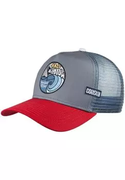 Бейсболка Coastal, красный