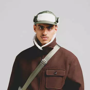 Бейсболка cold weather 5 panel cap Maharishi, экрю