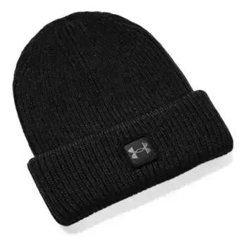 Бейсболка coldgear infrared halftime ribbed beanie 'black' Under Armour, черный