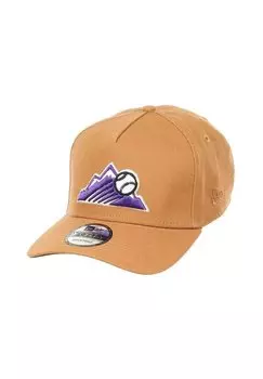 Бейсболка COLORADO ROCKIES MLB 20TH ANNIVERSARY SIDEPATCH 9FORTY A-F New Era, цвет braun