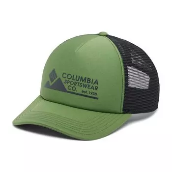 Бейсболка Columbia Camp Break Trucker, зеленый