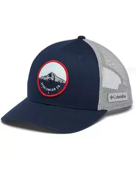 Бейсболка Columbia Columbia Mesh Snap Back, цвет Coll Navy/Columbia Grey/Mt Hood Circle