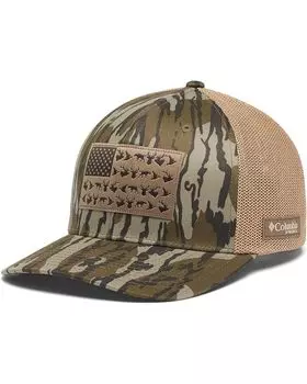 Бейсболка Columbia PHG Camo Mesh Ball Cap - High, цвет Mossy Oak Bottomland/Game Flag