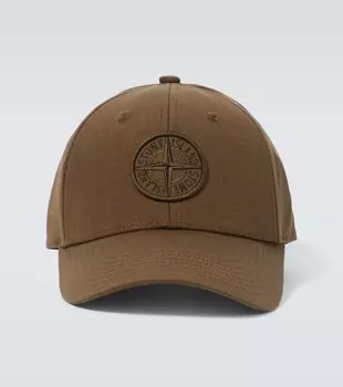 Бейсболка compass из хлопка Stone Island, зеленый