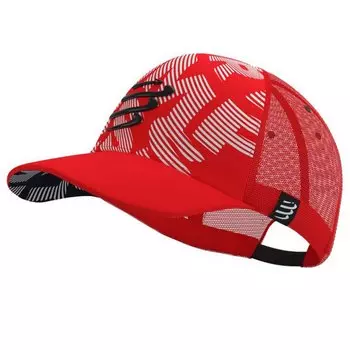 Бейсболка Compressport Trucker, красный