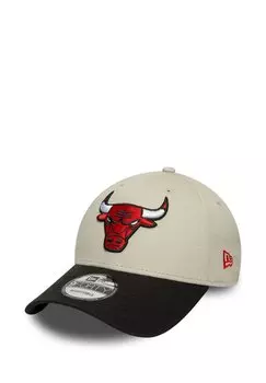 Бейсболка CONTRAST PATCH FORTY ADJUSTABLE CHICAGO BULLS New Era, бежевый
