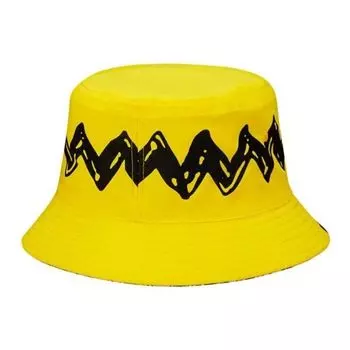 Бейсболка Converse x Peanuts Reversible Bucket Hat 'Cyber Yellow', желтый
