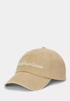 Бейсболка COTTON TWILL BALL CAP Polo Ralph Lauren, серо-коричневый